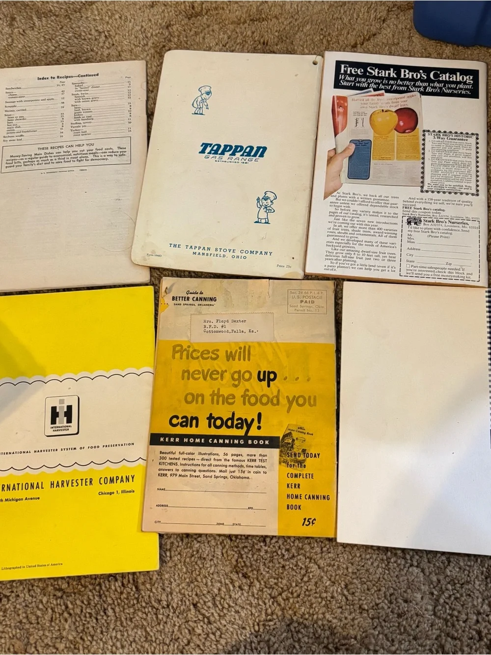 Vintage Cookbooks Pamphlets Guides Scrapbook Junk Journaling Collecting